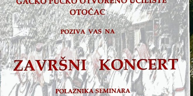 Seminar glazbeno plesne kulture dinarskog područja u Otočcu