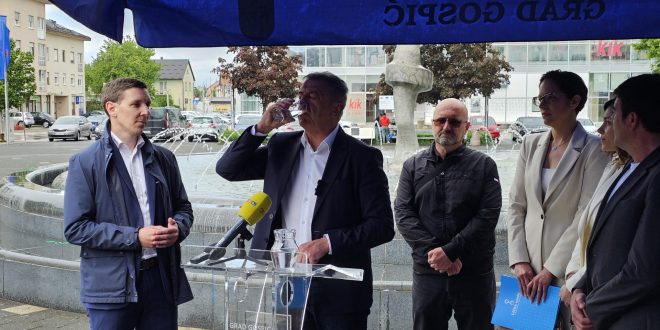GRADONAČELNIK DARKO MILINOVIĆ ODRŽAO KONFERENCIJU ZA NOVINARE O ZDRAVSTVENOJ ISPRAVNOSTI VODE