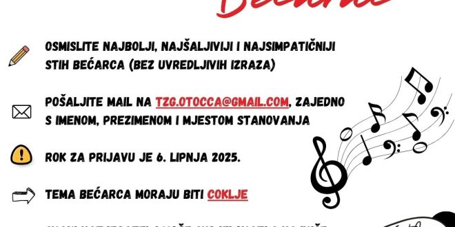 Najavljujemo 6. The coklje fest  te prijave za izbor „Naj bećarca“