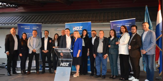 Održan predizborni skup HDZ-a u KIC-u Gospić