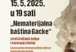 Večeras predstavljanje knjige i otvorenje izložbe „Nematerijalna baština Gacke”
