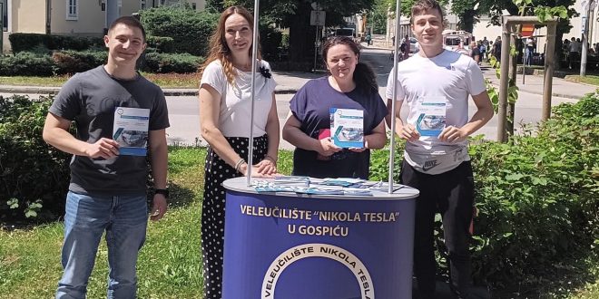 Veleučilište “Nikola Tesla” u Gospiću ovaj petak predstavilo je svoje studijske programe u Ogulinu