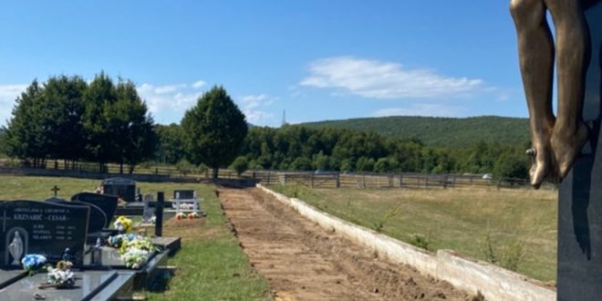Započela rekonstrukcija groblja u Križpolju.