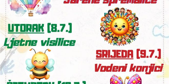 Knjižnica u parku 2025. – Ljeto prepuno boja, igre i mašte!