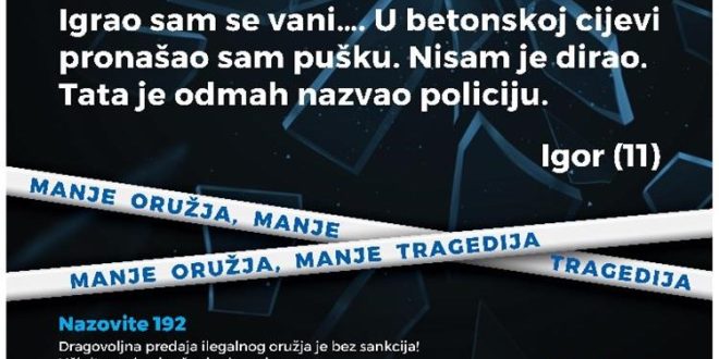 Dragovoljno policiji predao više od 1300 komada raznog streljiva