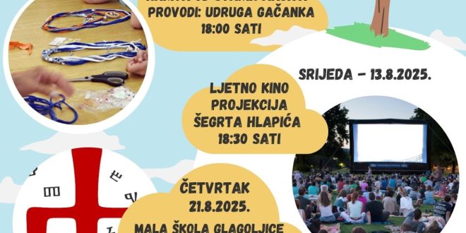 Poziv na Dječje Ljeto u Otočcu: Kreativnost, zabava i učenje