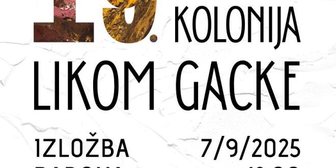 19. likovna kolonija LIKOM GACKE