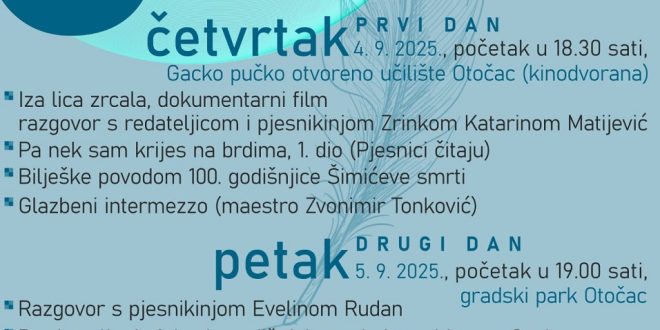 Uskoro u Otočcu festival Litterra Gacka