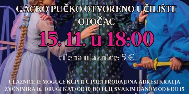 U Otočcu dvije predstave za „Noć kazališta“