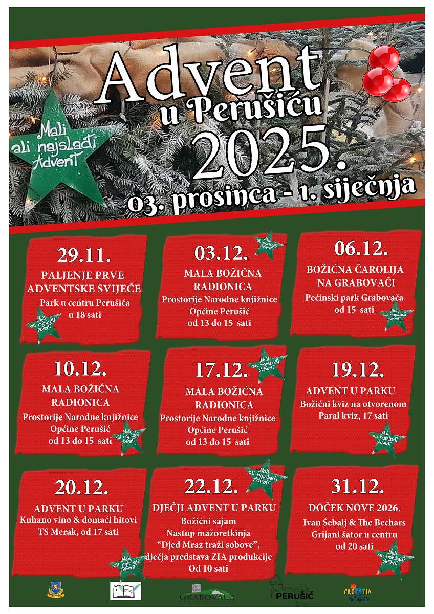 Mali, ali najslađi advent u Perušiću - Službeni Portal Radio Gospić