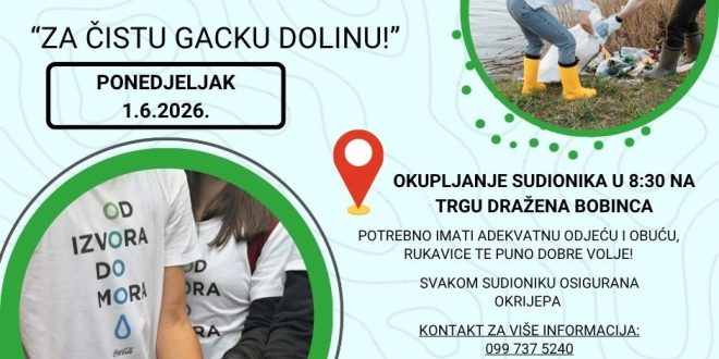 Grad Otočac i ove je godine među 33 grada koji sudjeluju u projektu „Od izvora do mora“.