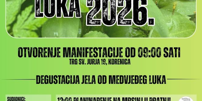 “Dan medvjeđeg luka” u Korenici