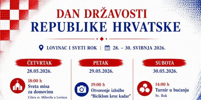 Dan državnosti Republike Hrvatske u Lovincu