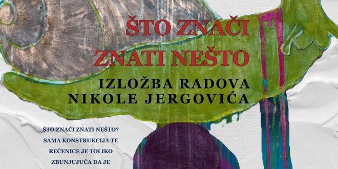 U Otočcu izložba radova Nikole Jergovića