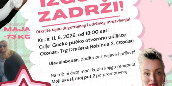 Tribina „Izgubi, zadrži!“ u Gackom pučkom otvorenom učilištu Otočac