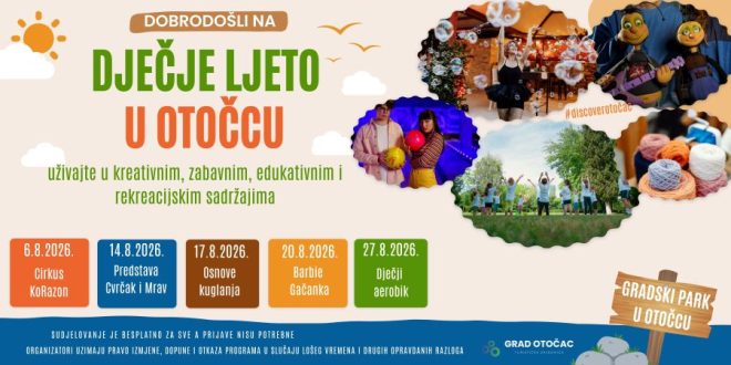 Započinje dječje ljeto u Otočcu