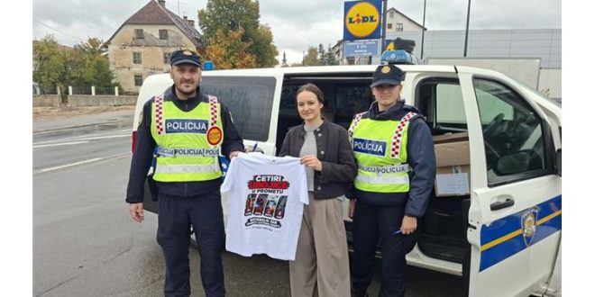 Lička policija nagradila vozače za odgovorno ponašanje u prometu povodom Nacionalnog dana sigurnosti cestovnog prometa
